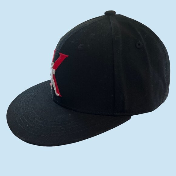 Boston Red Sox Hat Cap Adult Medium Snap Back Big X MLB Baseball Melonwear Mens - Picture 4 of 10